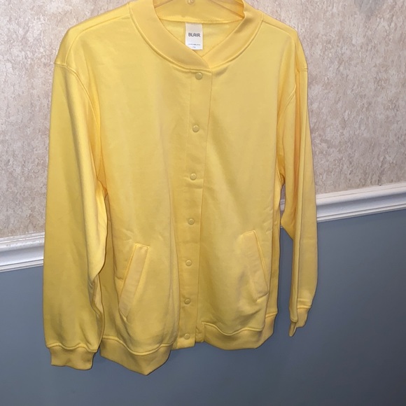 Never Worn Ladies Sweatshirt Snap Jacket Size PM - Picture 6 of 10